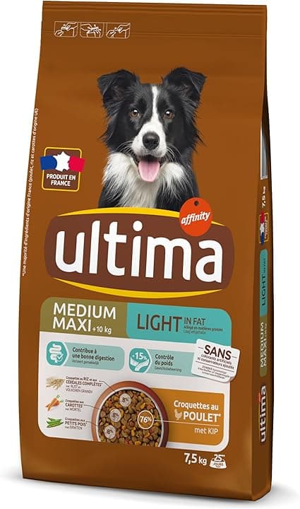 Pienso Ultima Medium Light para perros — Sobrepeso/Obesidad
